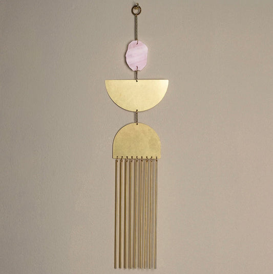 Nebula/ Rose Quartz Wall Hanging