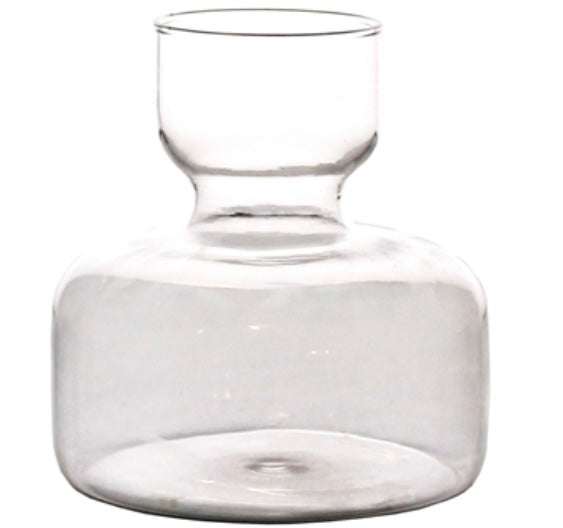 Wide Bottom Bulb Vase