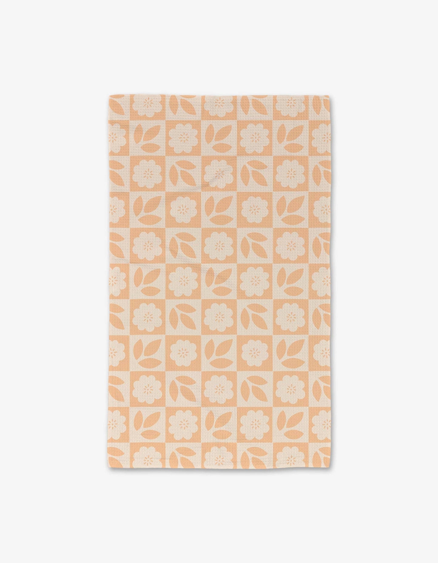 Floral Checkerboard Luxe Hand Towel