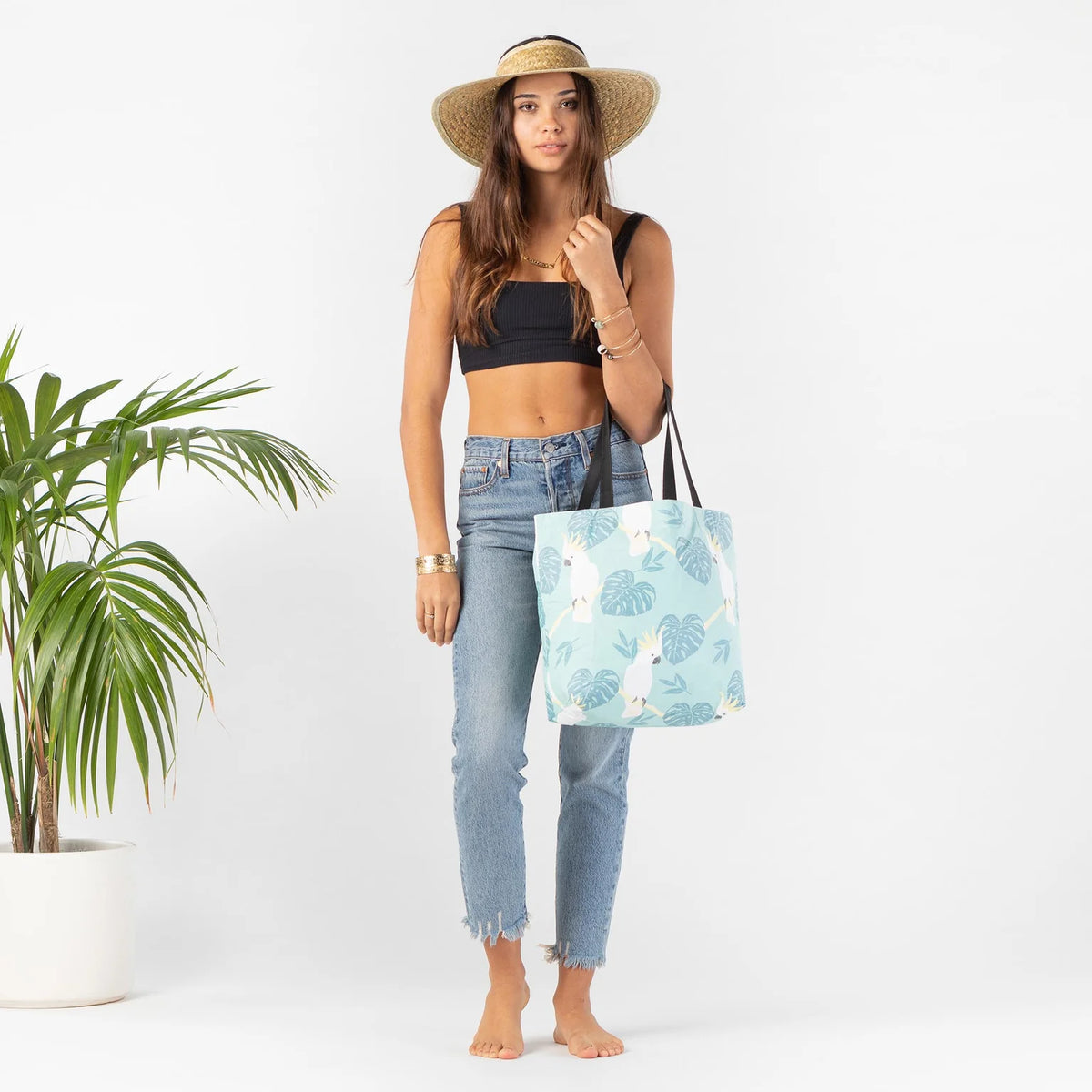 Cockatoo Lounge Reversible Tote - Aloha Collection