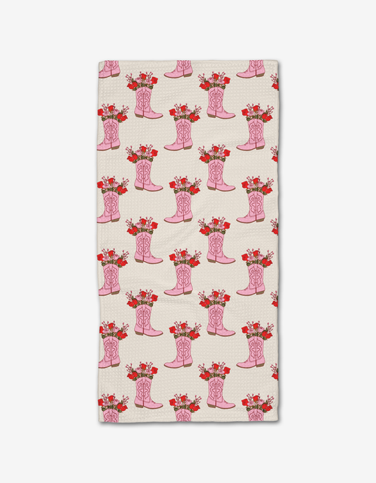 Cowgirl Boots Bar Towel