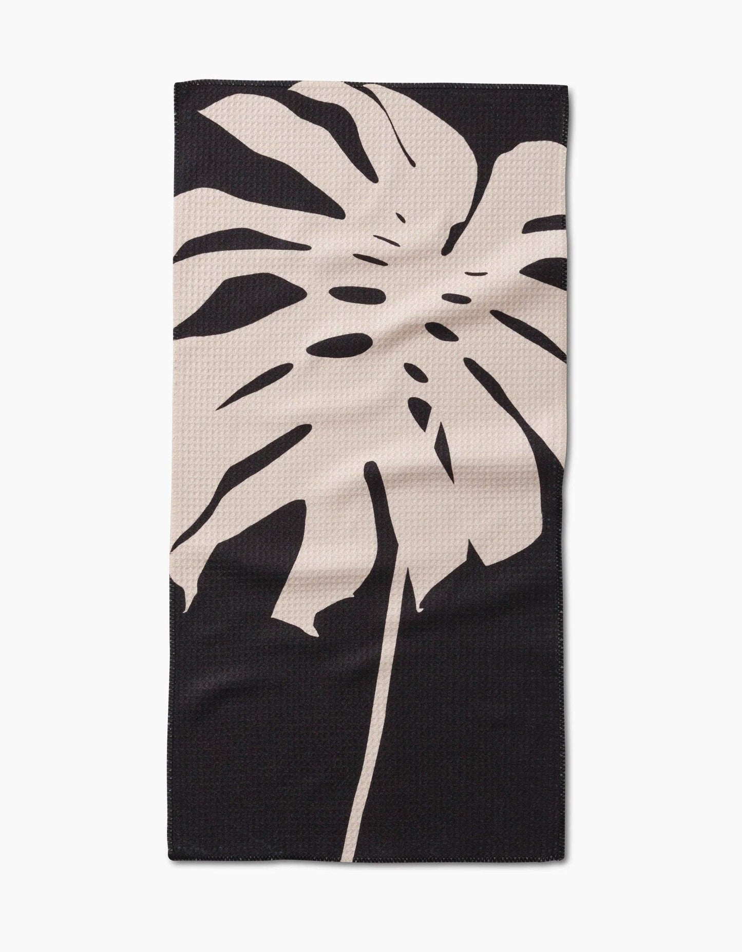 Cream Monstera Bar Towel