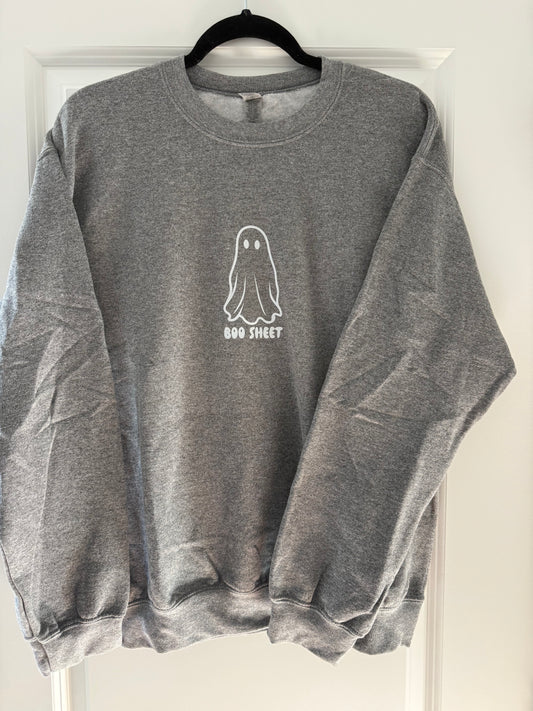 Boo Sheet Crewneck