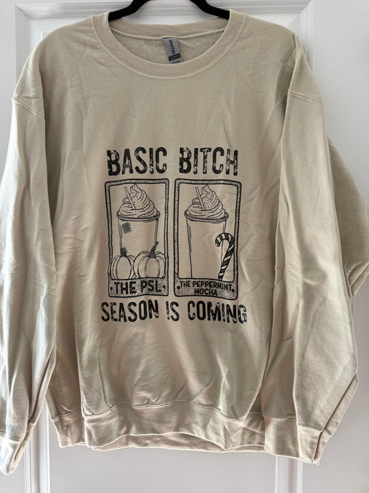 Basic Bitch Season Crewneck