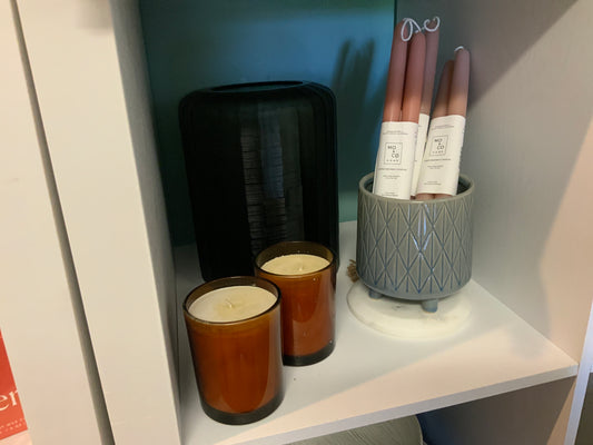 Sma round marble spoon rest