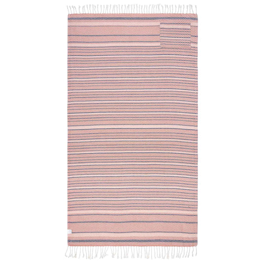 Panama Stripe Zipper Pocket Towel - Sand Cloud