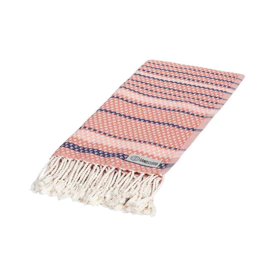 Panama Stripe Zipper Pocket Towel - Sand Cloud