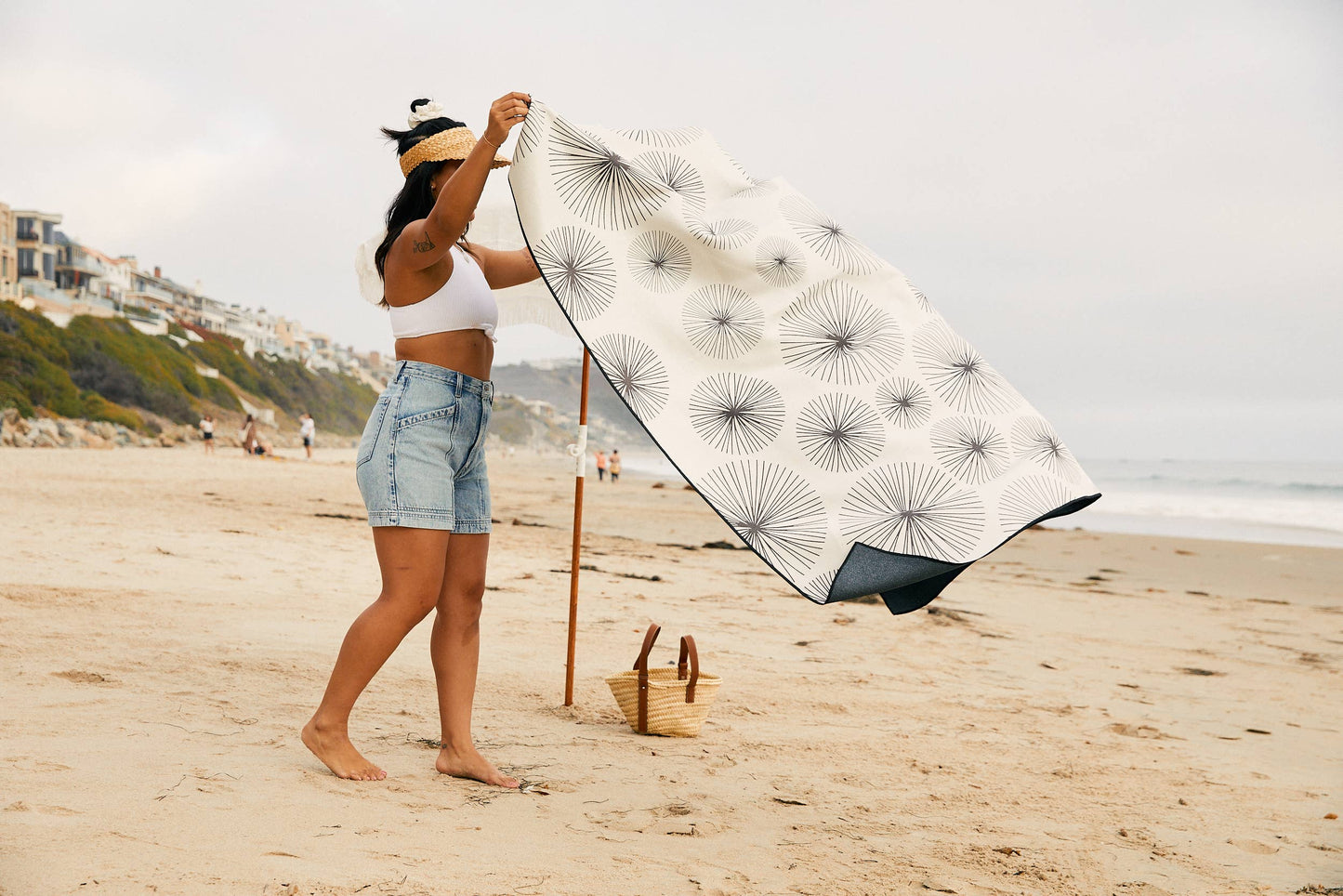 Classic Checker Beach Blanket