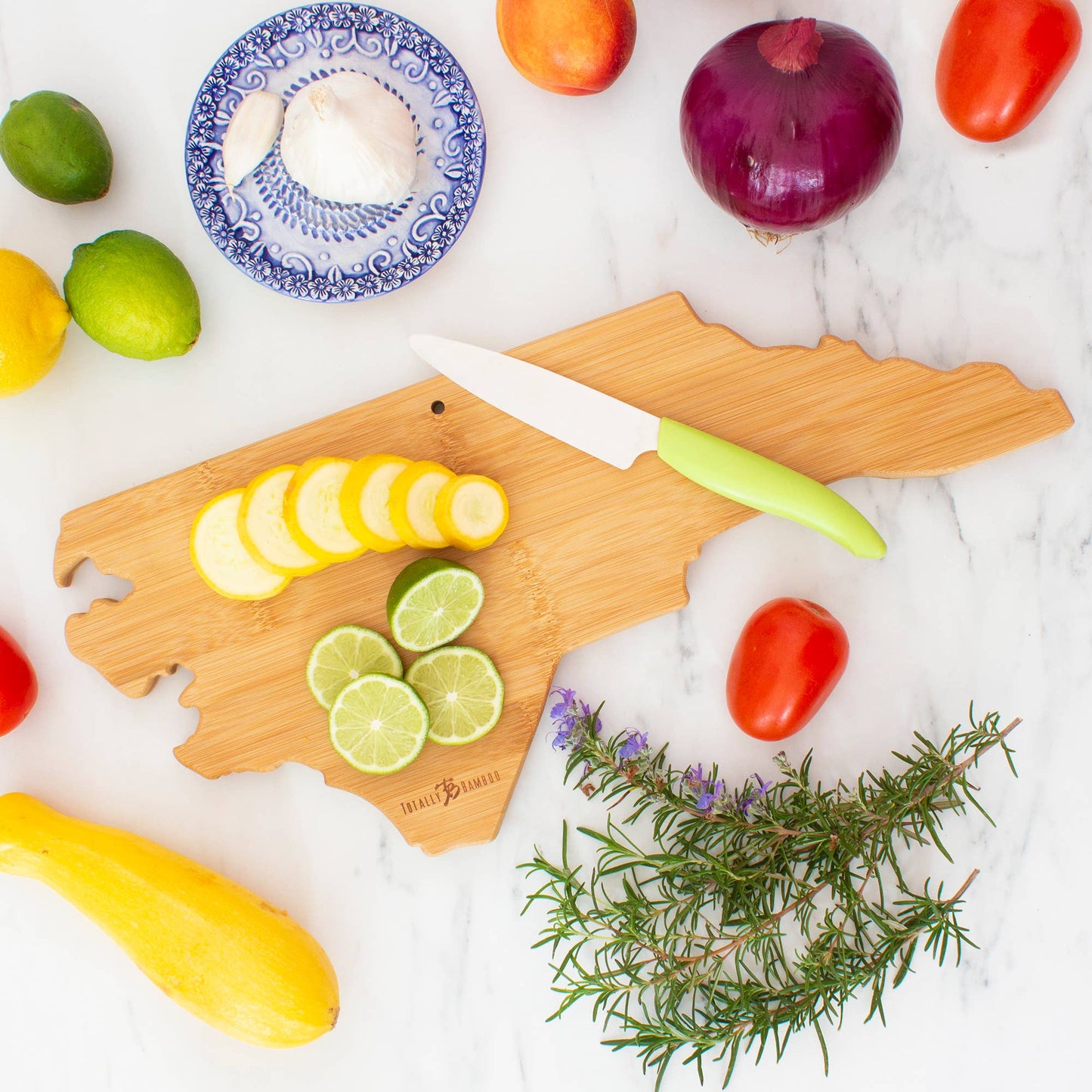 Destination North Carolina State-Shaped Cutting Board