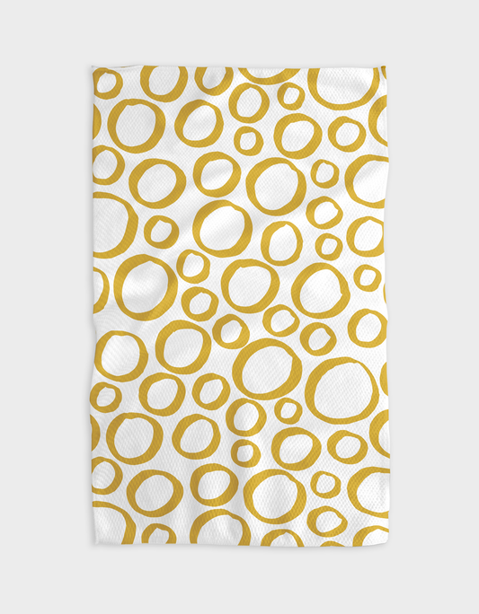 Yellow Pebble Kitchen Tea Towel