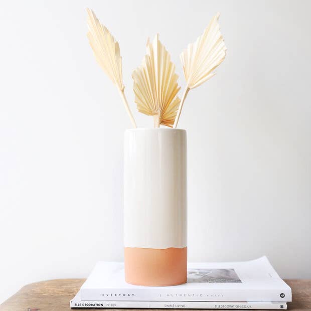 White Glaze Dipped Vase