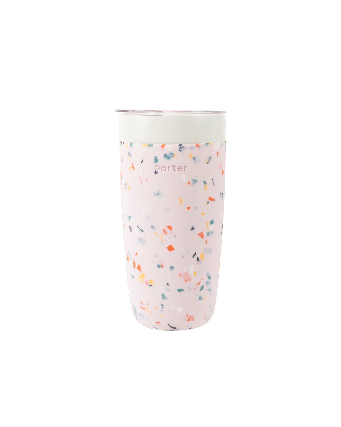 Porter Insulated Ceramic Stainless Steel Coffee & Drink Tumbler 20oz - Terrazzo