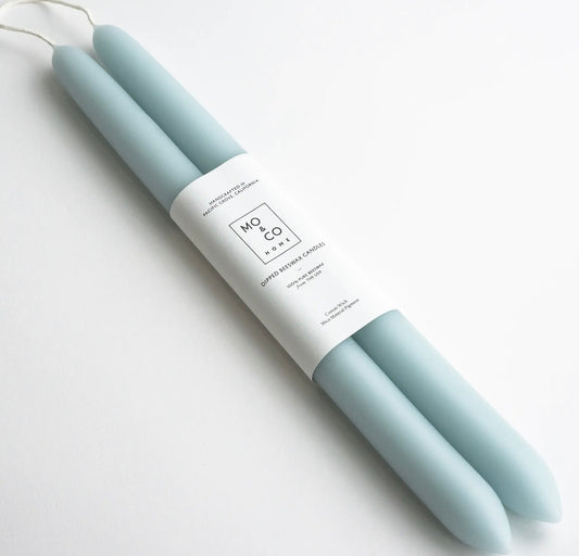 MO & CO 10” Taper Candles - Powder Blue