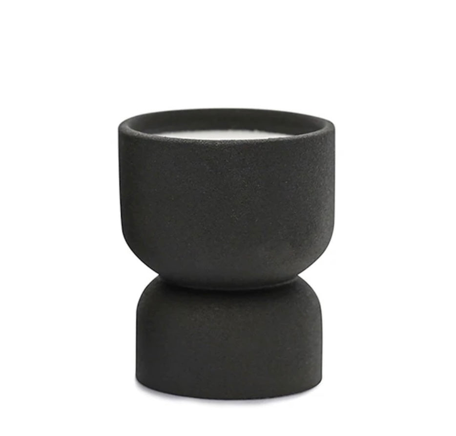 PALO SANTO SUEDE CERAMIC FORM CANDLE