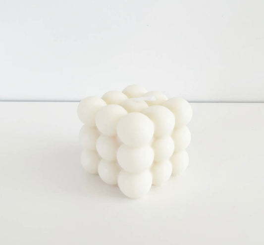 Bubble Candle - White