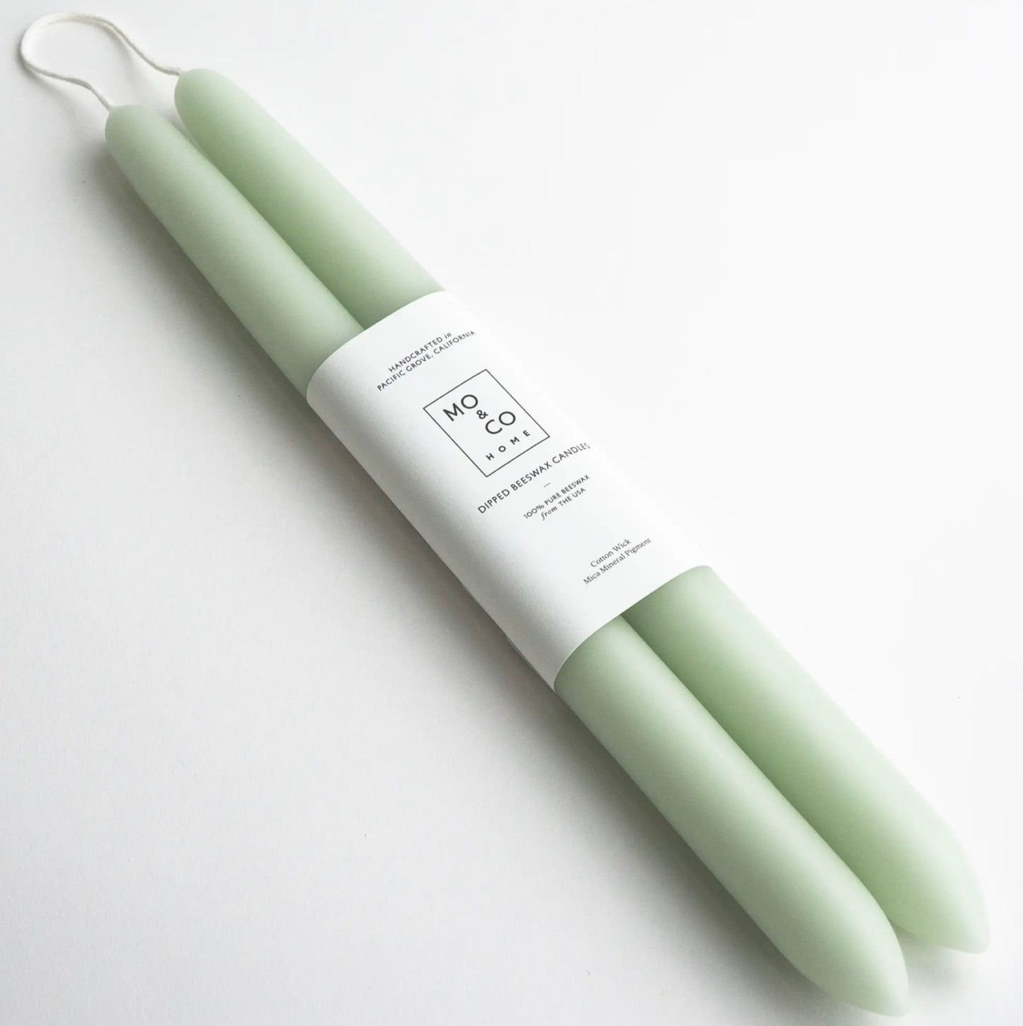 MO & CO 10” Taper Candles - Eucalyptus