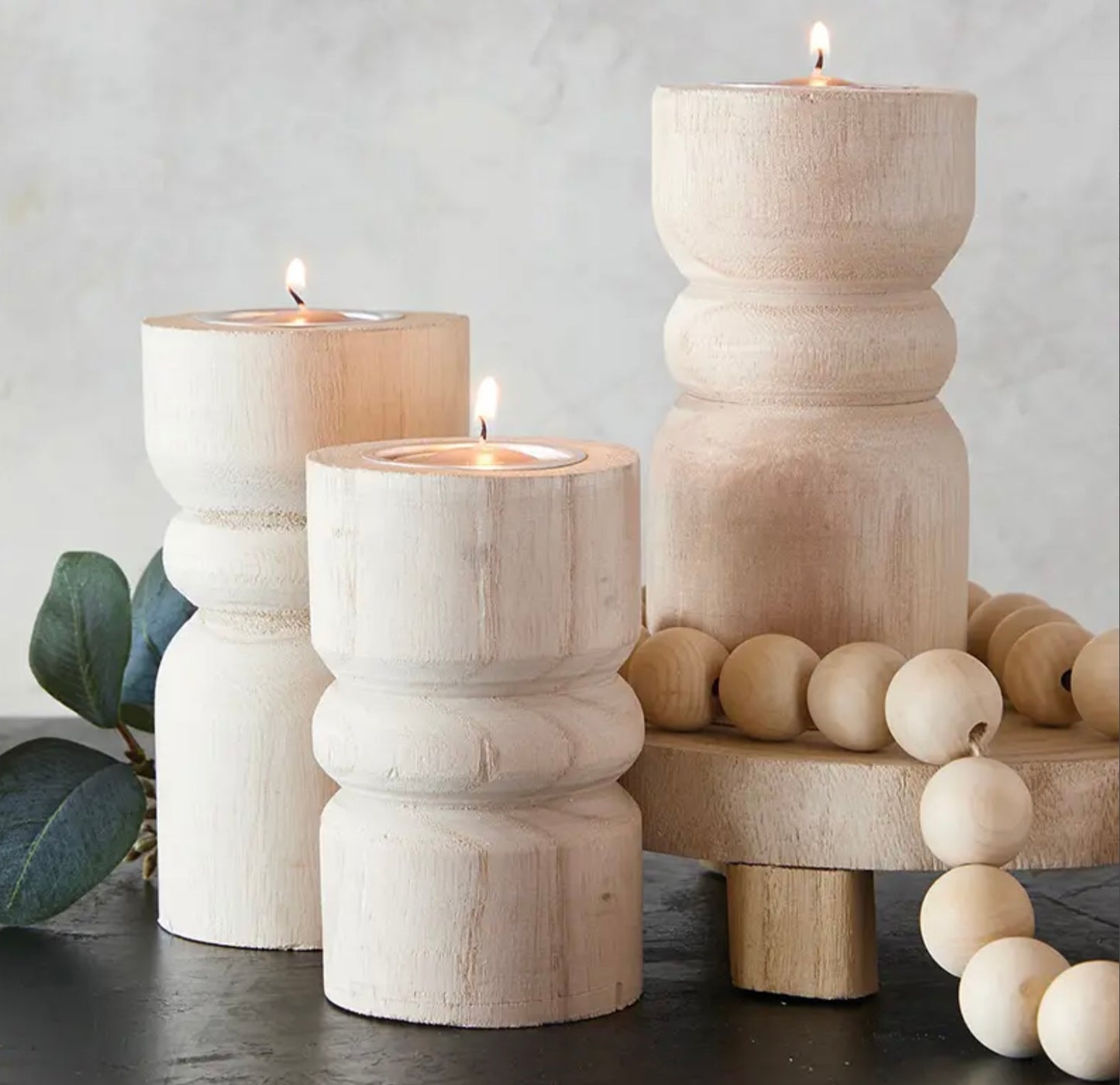 Natural Candle Holder