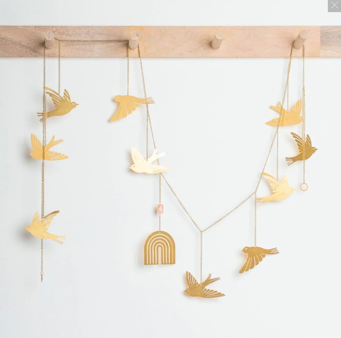 Bird/Sunstone Hanging Garland