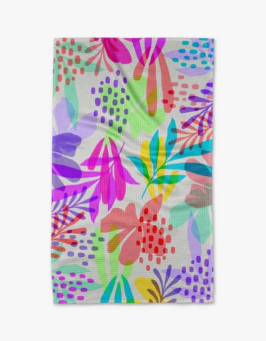 Botanical Burst Tea Towel